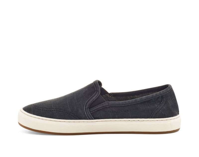 Sanuk Avery Hemp Vegan Slip On Women's Shoes Black | Canada 84UZG